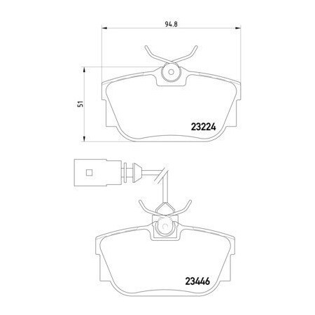 Pagid Brakes Disc Brake Pad, 355018591 355018591